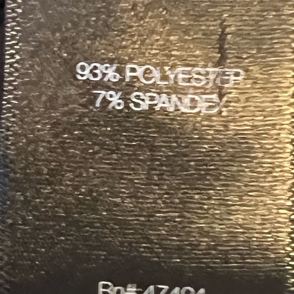 NORMA KAMALI Metallic Shiny Pants EUC Size XL - Picture 8 of 9